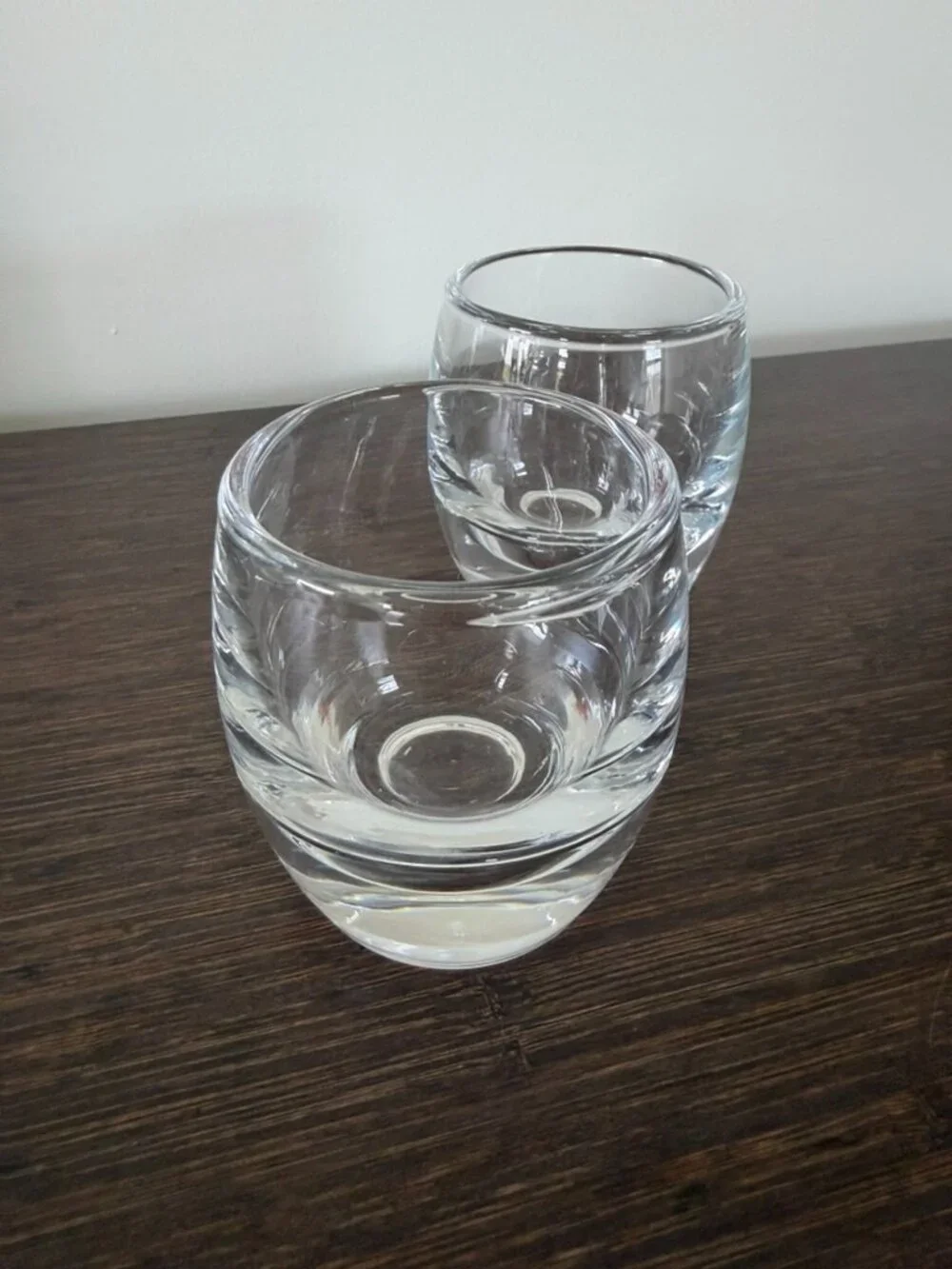 Set of 2 Crate & Barrel Bar Glasses